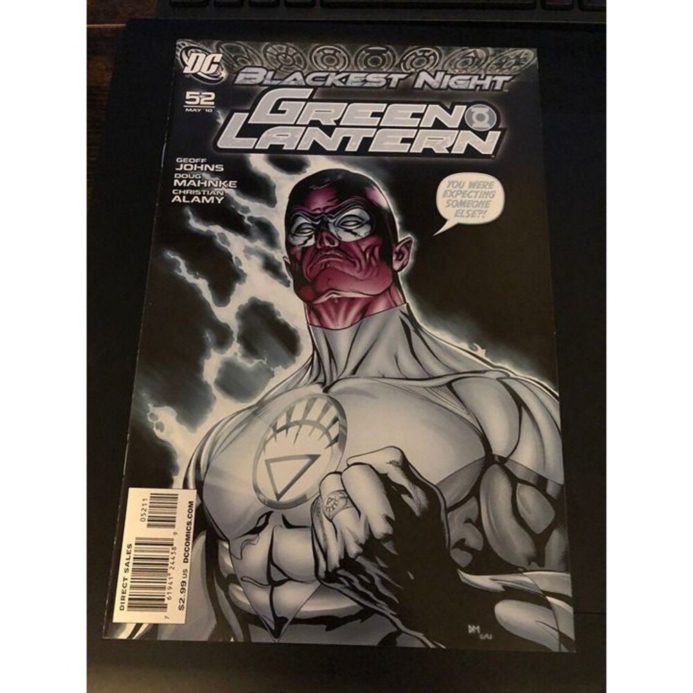 Green Lantern 52 V4 Origin of Ion, 1st App Sinestro White Lantern Blackest Night